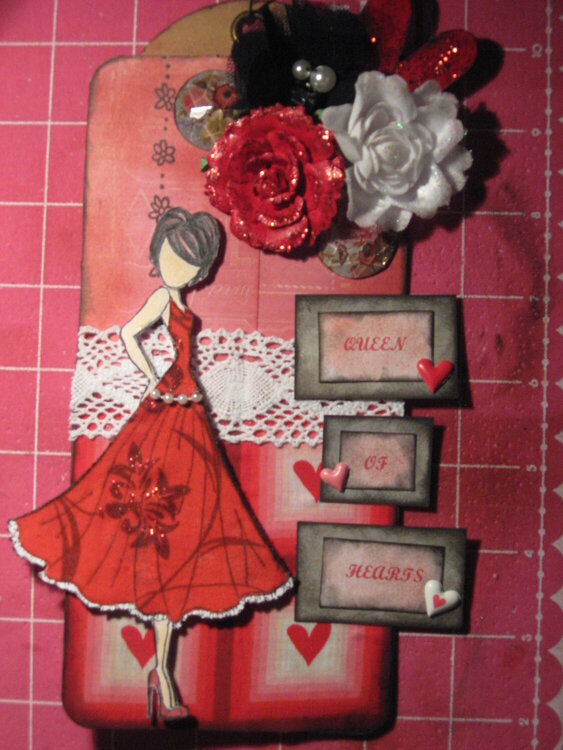 Queen of Hearts tag