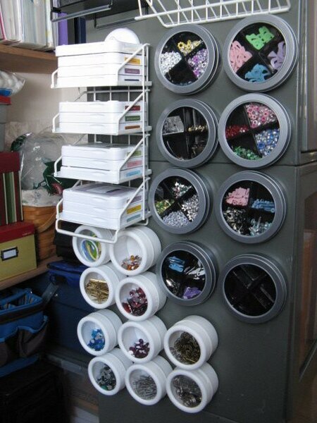 Organizing Ink Pads, Paints and Embellishments