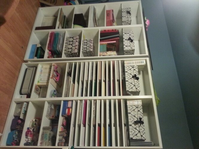 New Shelving for my Scrappy Stuff
