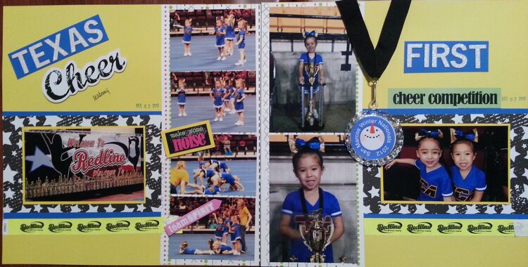 Texas Cheer Academy - K&#039;s 1st Competition