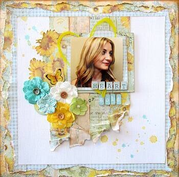 Heart Of Gold ~ GDT For My Creative Scrapbook June Kit