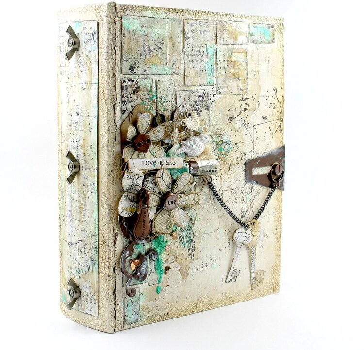 Altered Faux Book Box ~DT Project For Ingvild Bolme