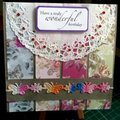 Wonderful Butterfly Birthday Card