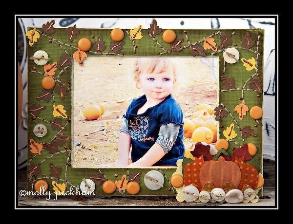 Pumpkin Patch Altered Frame