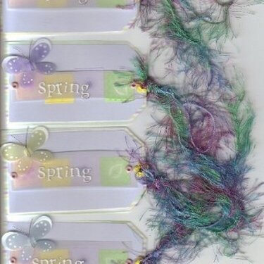 Spring tags - August Challenge