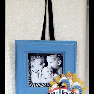 My Loves *Altered Shadow box Frame* *March Work In Progress*