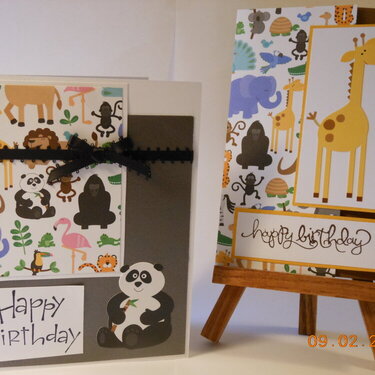 Zoo Birthday Cards