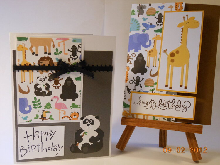Zoo Birthday Cards