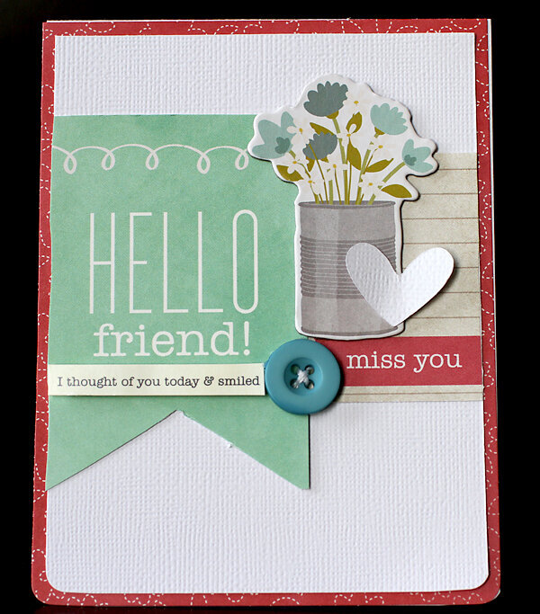Hello Friend Card **MY Creative Scrapbook
