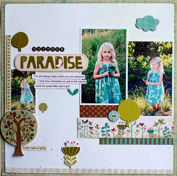 Outdoor Paradise ***March My Creative Scrapbook