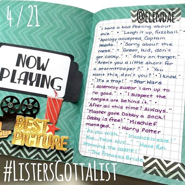 #ListersGottaList - April 21