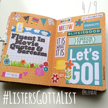 #ListersGottaList - April 9