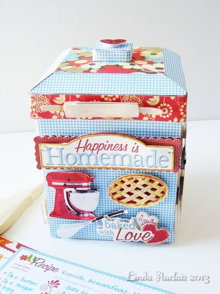*Happiness is Homemade Recipe Box* 