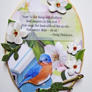Paper House Productions - Backyard Birds plaque