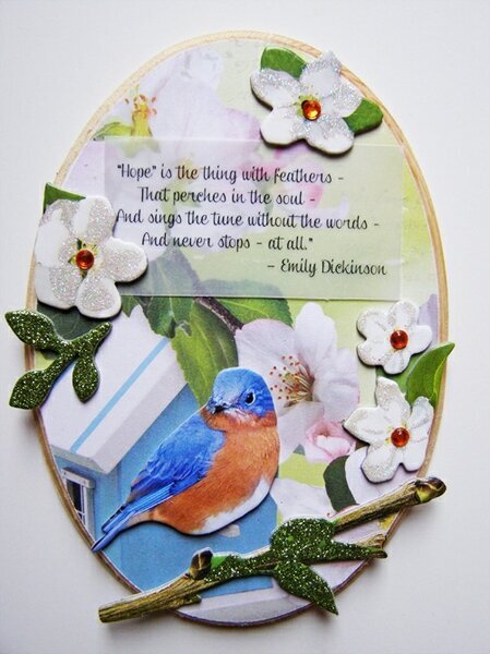 Paper House Productions - Backyard Birds plaque