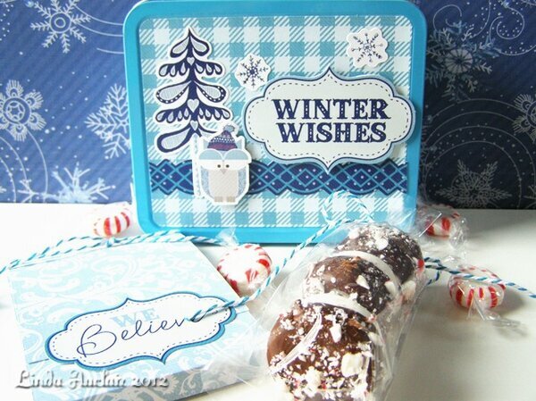 *Echo Park&#039;s &quot;Winter Wishes&quot; lunchbox gift 