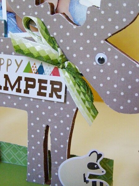 *Happy Camper Moose Photo Holder*
