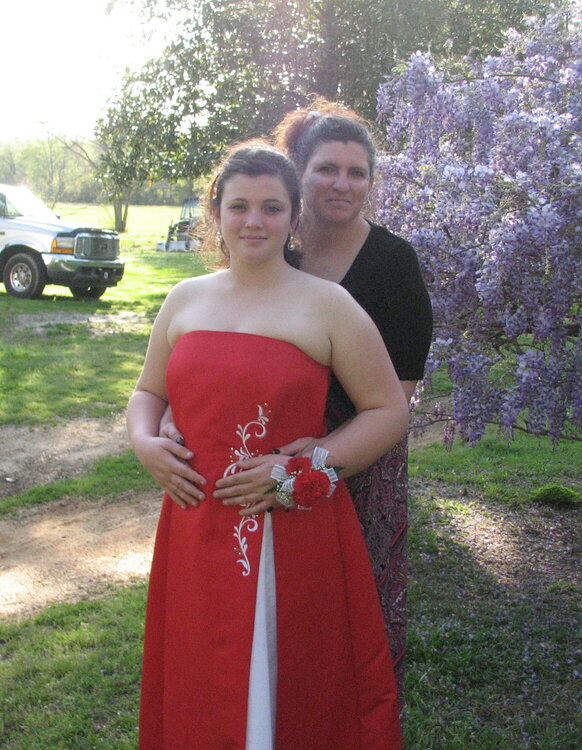 my daughter Alexis first prom 2012