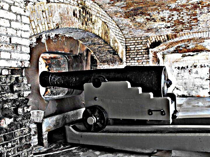 Fort Sumter SC canon