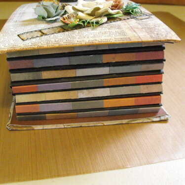 spine view of &quot;mega&quot; paperbag mini album