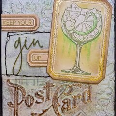 Gin postcard
