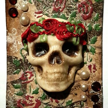Flowercrown skull atc