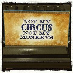 Not my circus - business card