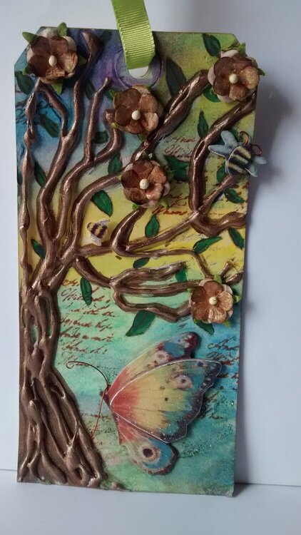 Mixed Media Tag Inspired by Limor Webber