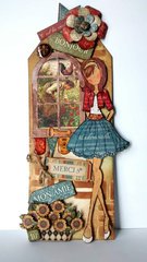 Graphic 45 & Julie Nutting Doll Tag