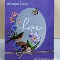 "Always Have Hope" Vellum Card (Graphic 45 Time to Flourish)