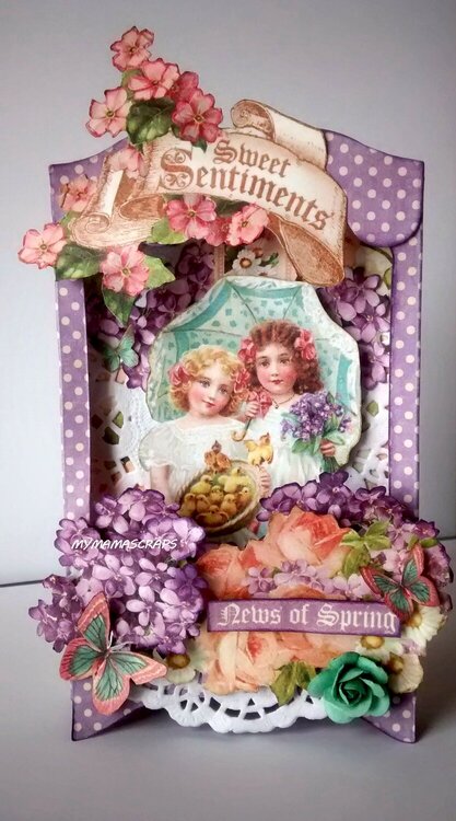Graphic 45 Sweet Sentiments Spring Theme Frame