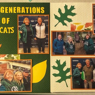 3 Generations of Bobcats at Homecoming 2018