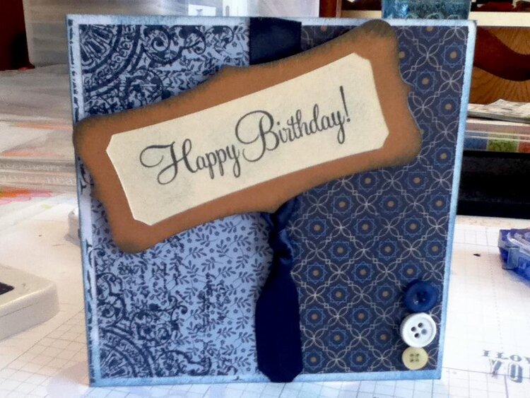 Close to My Heart,Birthday card for My hubby