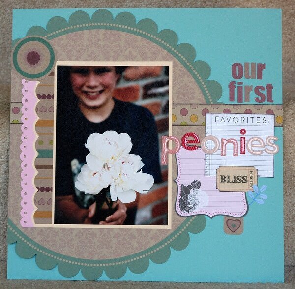 Themed Projects : Our First Peonies