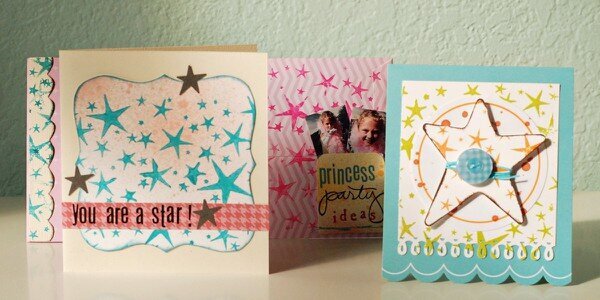 Stamping A to Z : Inkadinkado Starry Night