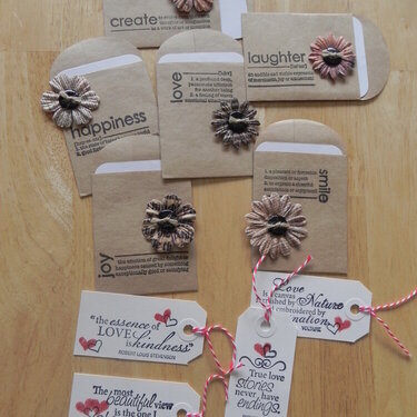 Secret Sister Swag! Heart Tags and Adorable Little Pockets!