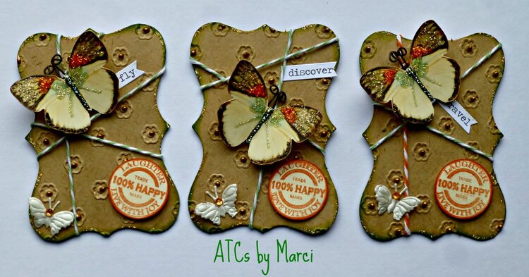 ATCs-Butterflies, April