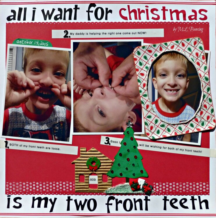 all I want for Christmas is my 2 front teeth