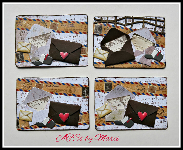 ATCs-Mail &amp; Washi