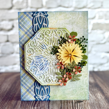 Cornflower Decorative Card