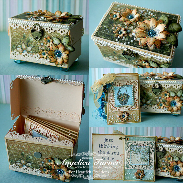 Gift Box &amp; Mini Album {Heartfelt Creations}