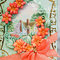 Elegant Floral Frame Birthday Card