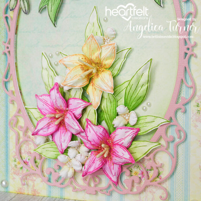 Garden Lily Birthday Card