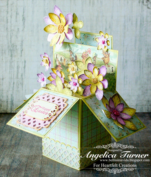 Easter Card in a Box {Heartfelt Creations}