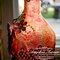 Altered Glass Bottle {Heartfelt Creations}
