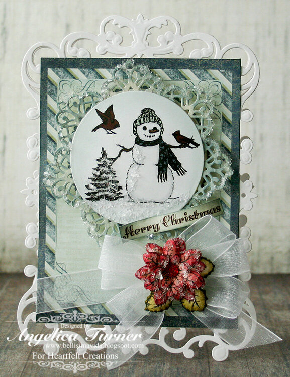 Christmas Snowman {Heartfelt Creations}