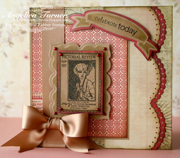 Celebrate Today {Prickley Pear Rubber Stamps}