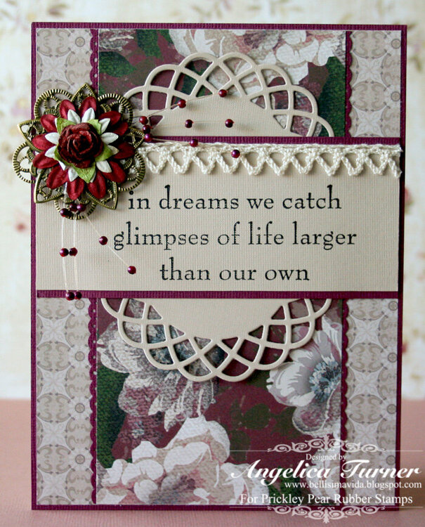 In Dreams {Prickley Pear Rubber Stamps}
