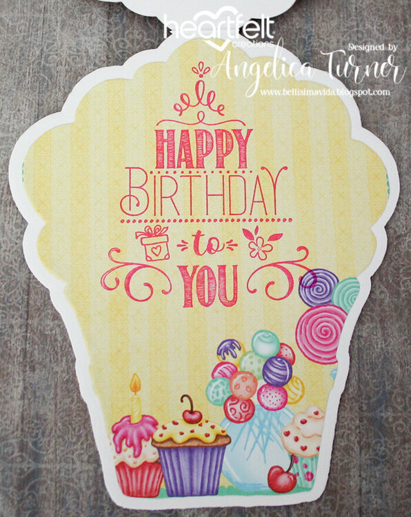 Happy Birthday Cupcake Card