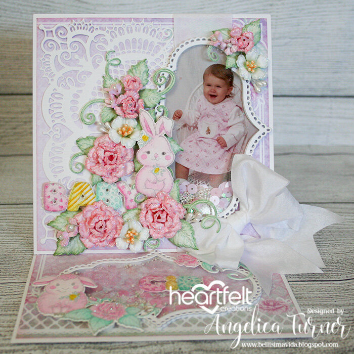 Baby Girl Easel Card